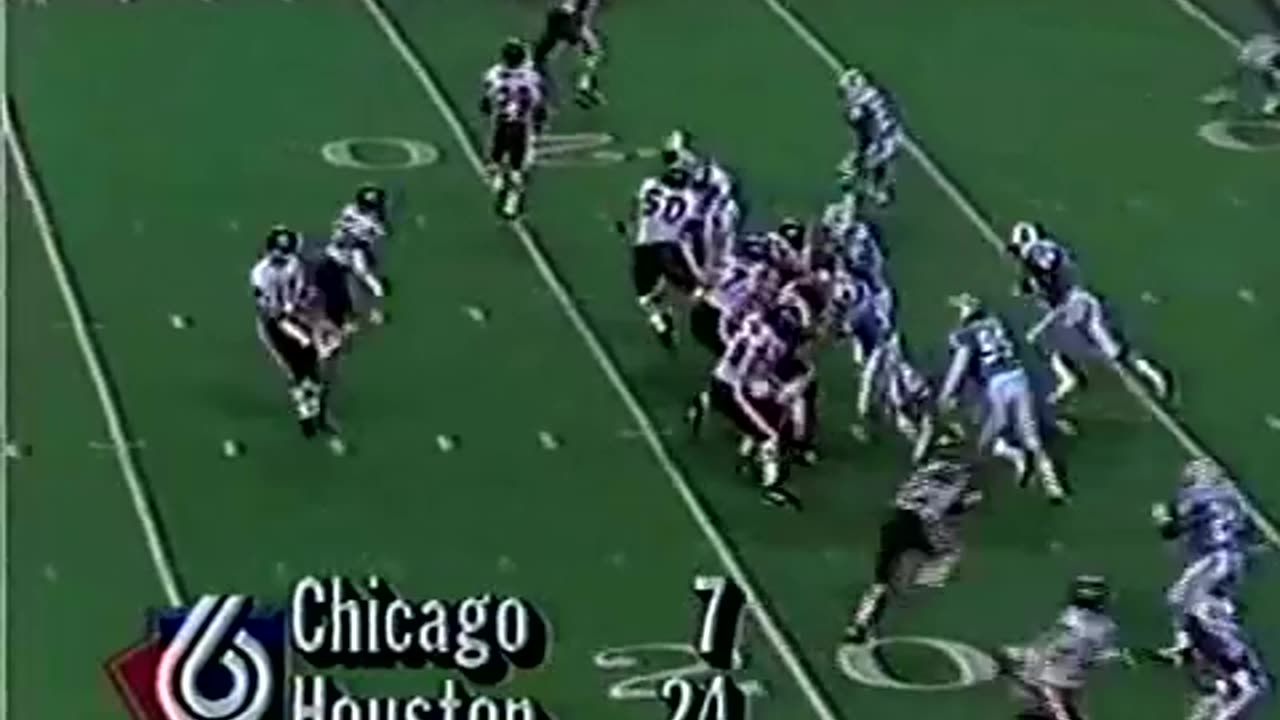 December 7, 1992 - Chicago Bears vs. Houston Oilers