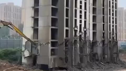 DEMOLISHING OLD BUILDING