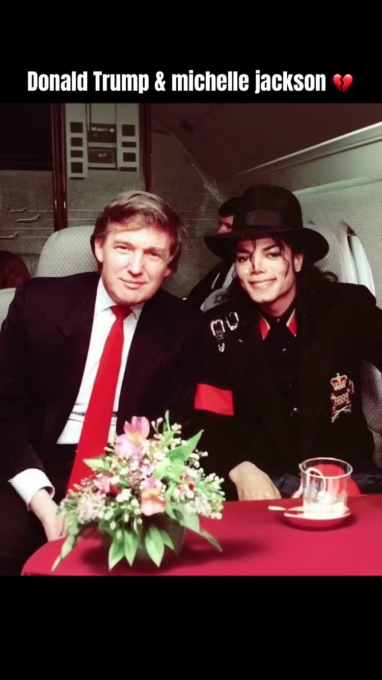 Trump Jackson Donald Trump & Michael Jackson 💔 #donaldtrump #michaeljackson #elonmusk ...
