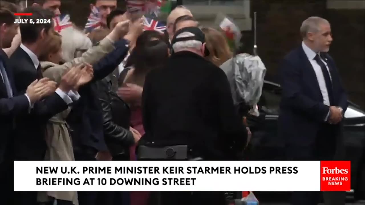 WATCH- New Labour U.K. Prime Minister Keir Starmer Holds Press Briefing At 10 Downing Street