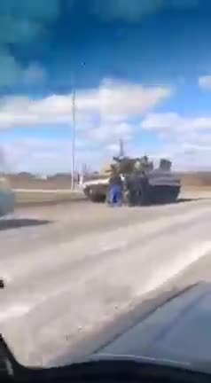 Abandoned Russian tank. Nikolaev Ukraine!!!!