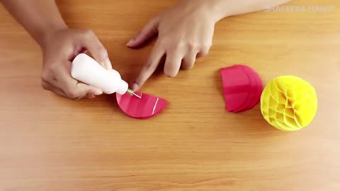 Paper Crafts How to make a Paper Honeycomb Ball DIY 2023