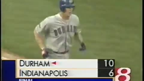 August 9, 1998 - Russ Morman Home Run Defeats Indianapolis Indians