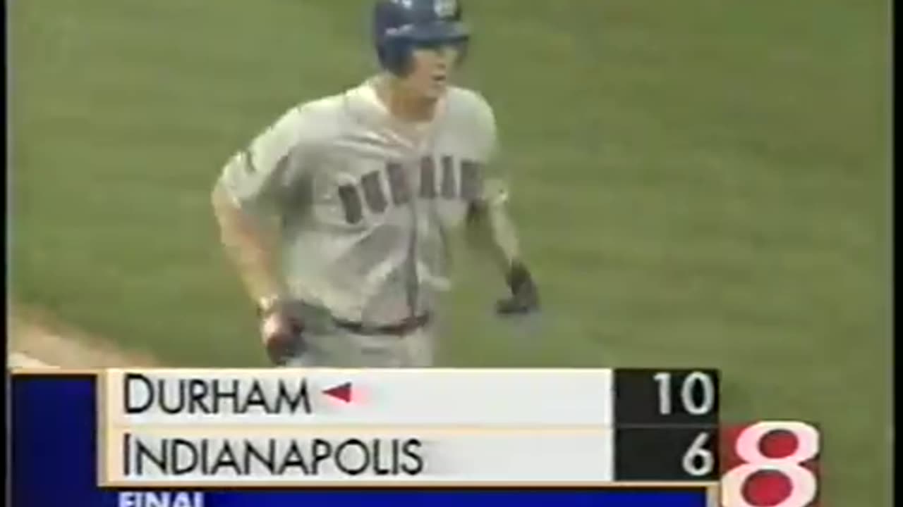 August 9, 1998 - Russ Morman Home Run Defeats Indianapolis Indians