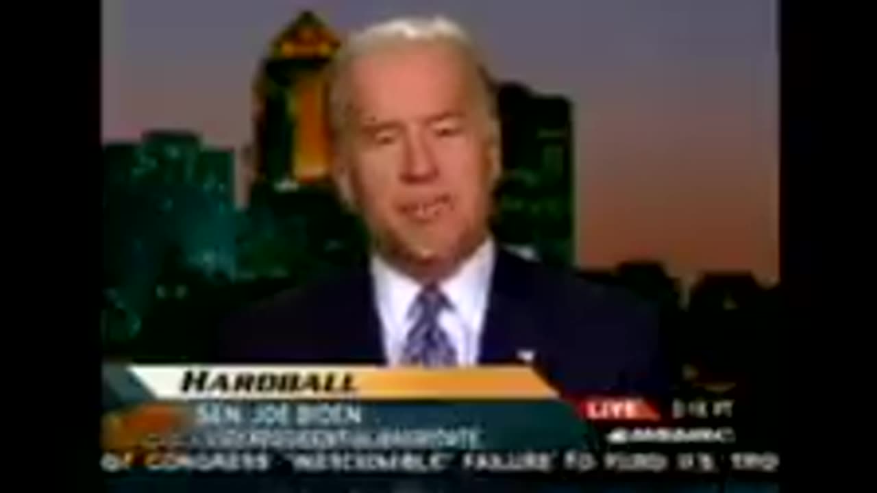 2007 Senator Joe Biden clarifying that 2024 President Joe Biden has committed an impeachable offense