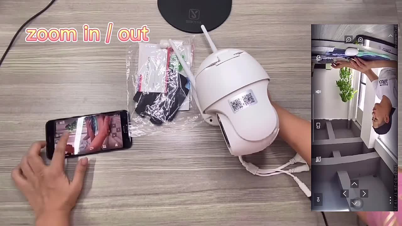 5MP Security Protection Wireless 4G SIM Card Camera Outdoor PTZ WIFI Video Night Vision