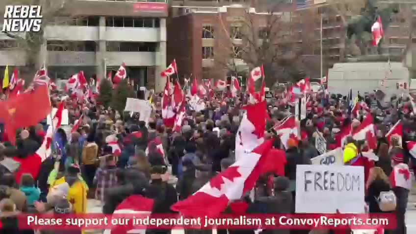 In solidarity with their brothers and sisters in Ottawa