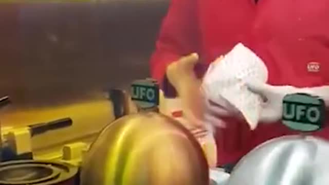 Finally, the salad will not fall out on your pants. prank