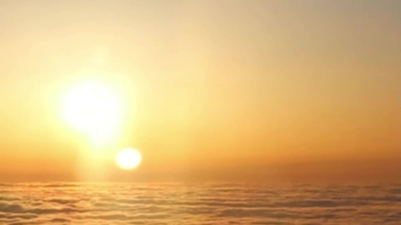 Sunrise from above the clouds