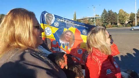 2023 11 13 - Diana Iovanovici-Șoșoacă - protest aniversar 2