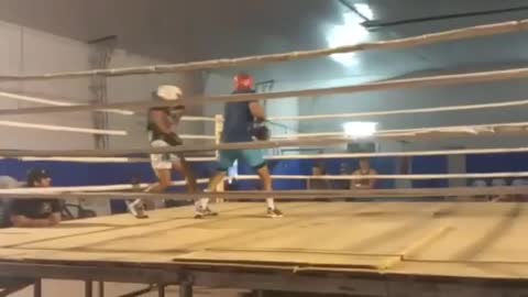 Juan Salvia vs Brian arregui sparring