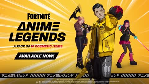 Fortnite Anime Legends Pack - Launch Trailer