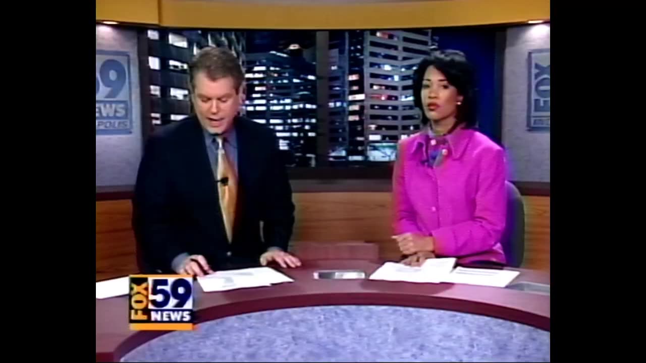 November 19, 2000 - Indianapolis 10PM WXIN Newscast (Partial)