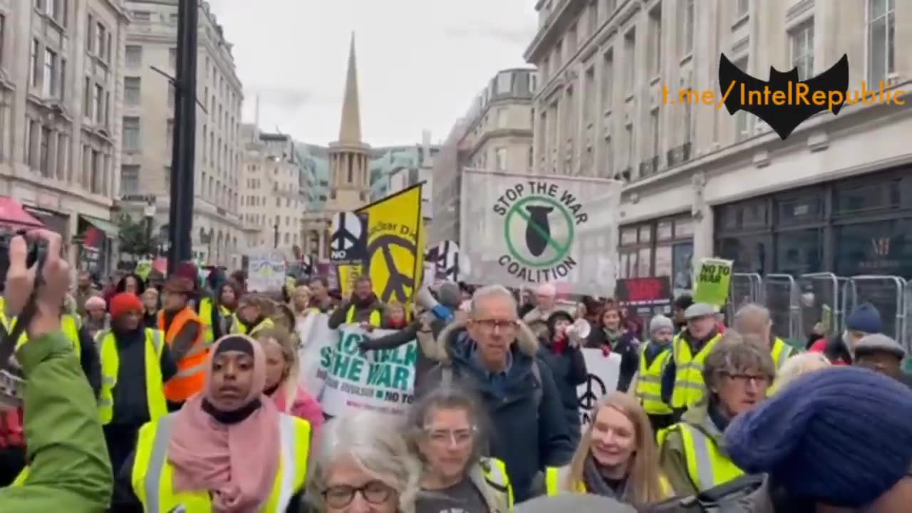 London, England anti war protest (Feb. 25, 2023)