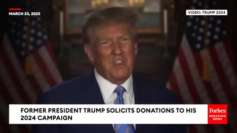 JUST IN: Trump Asks For Donations But Has A Message For Those 'Who Do Not Have The Funds'