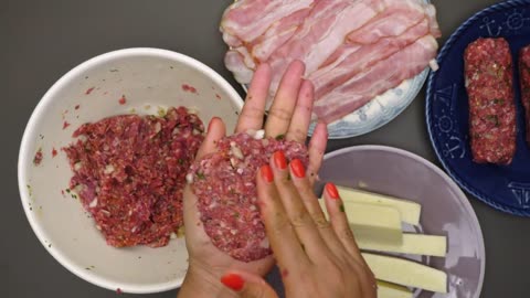 These Ground Beef Rojões combine the best of both worlds, bacon and cheese!!!