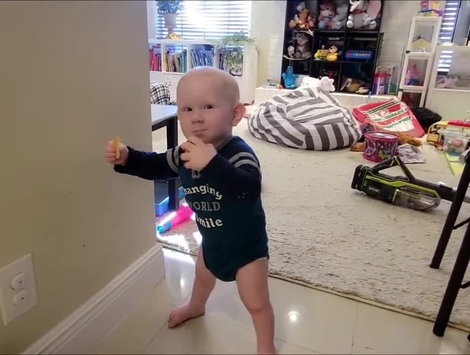 14 month old walking!