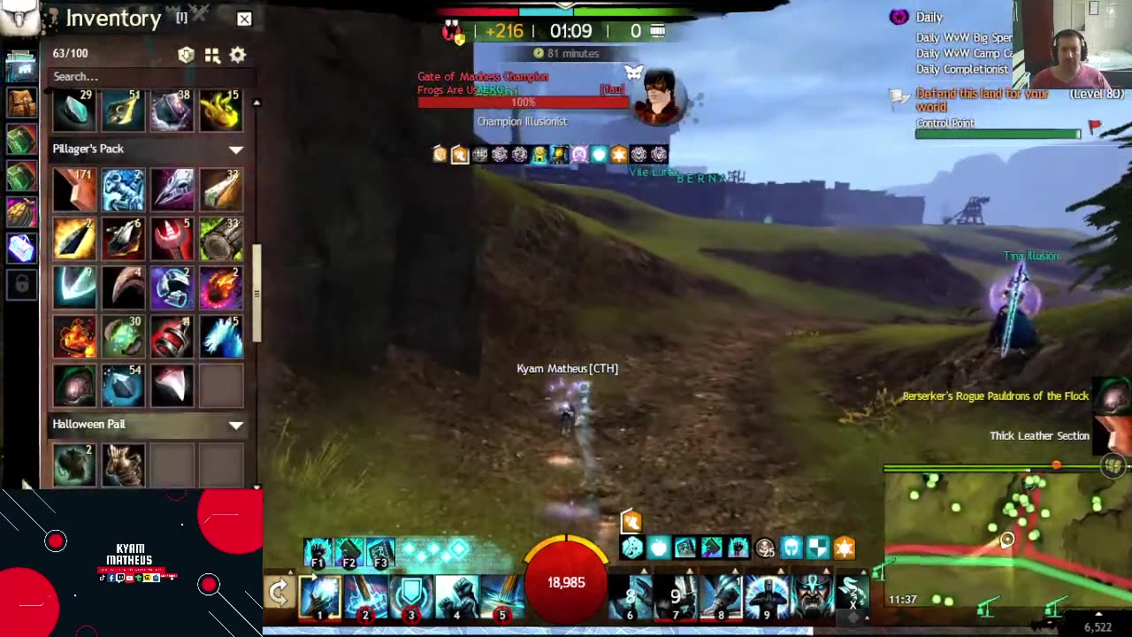 GW2 -FARMING ,SPVP and WvW MULTICLASS !!!!!