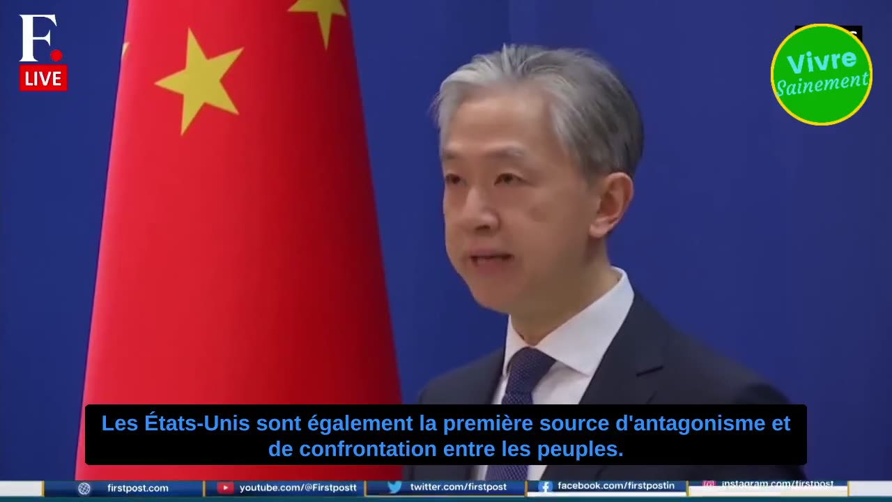 Chinese Foreign Minister Calls Out US as a Terrorist Organization