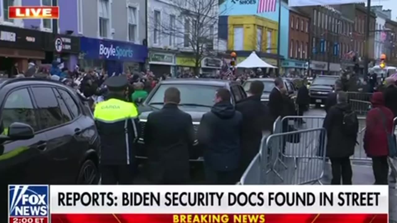 Biden Documents Found in the Street of Ireland
