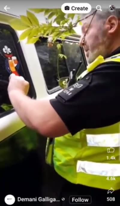 Police in the UK don't come out for burglaries anymore.