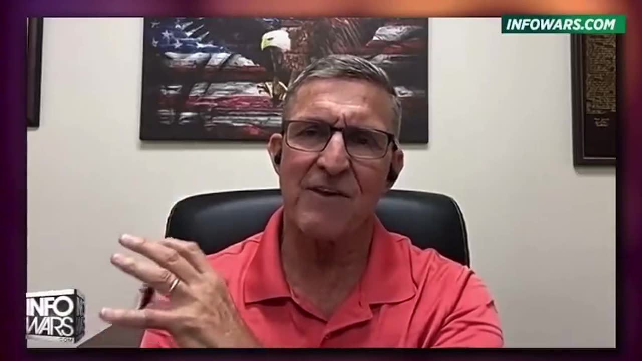 Flynn tells Alex Jones that China and THE DEEP STATE conspired to release covid