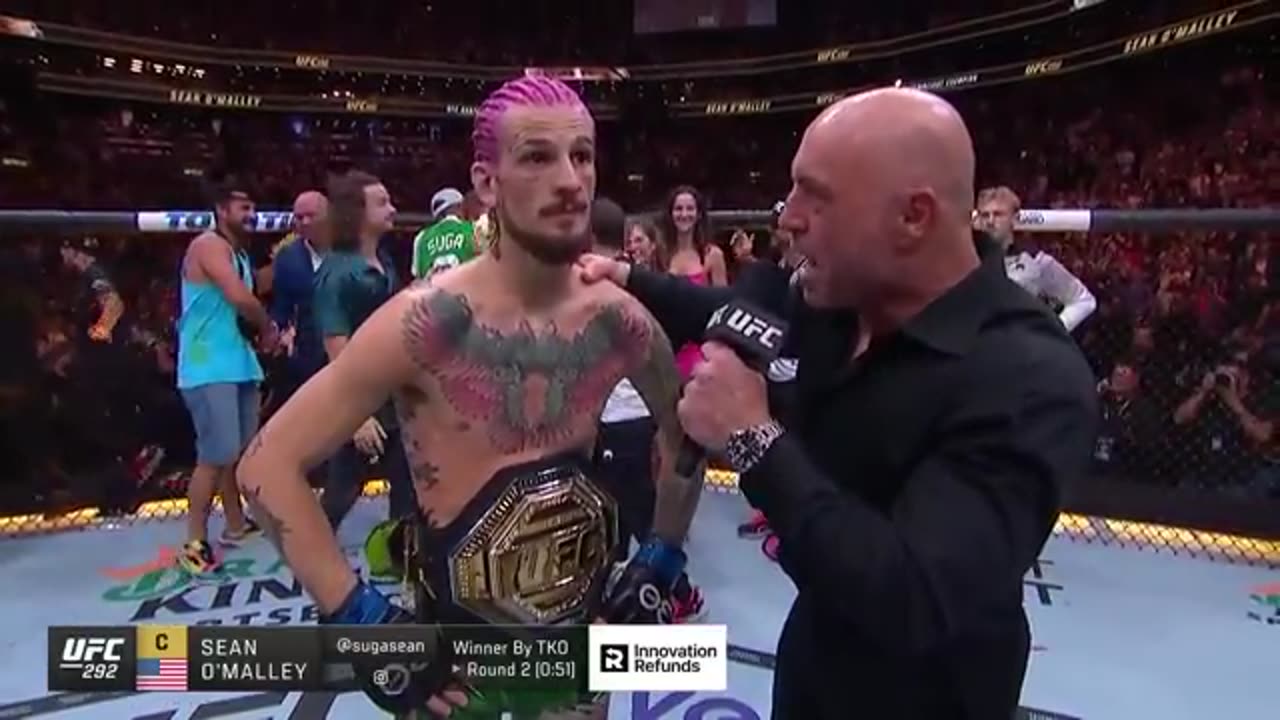 Sean O'Malley KOs Aljamain Sterling at UFC 292