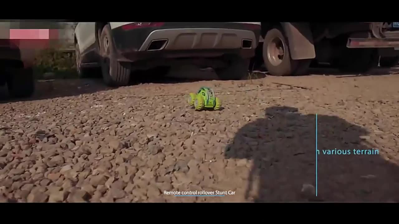 Remote control rollover Stunt Car