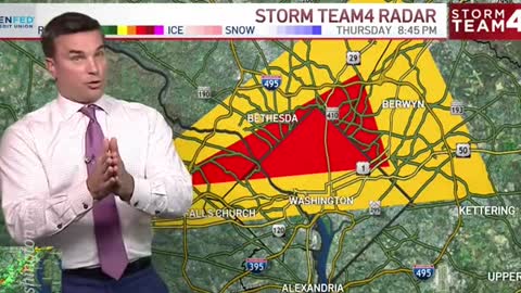 This weatherman had to call his kids LIVE on air