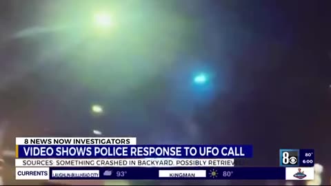 Las Vegas family claims to see aliens after several report something falling from sky.