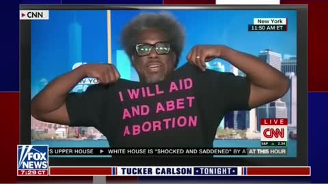Tucker Carlson rips CNN for celebrating more abortions #shorts