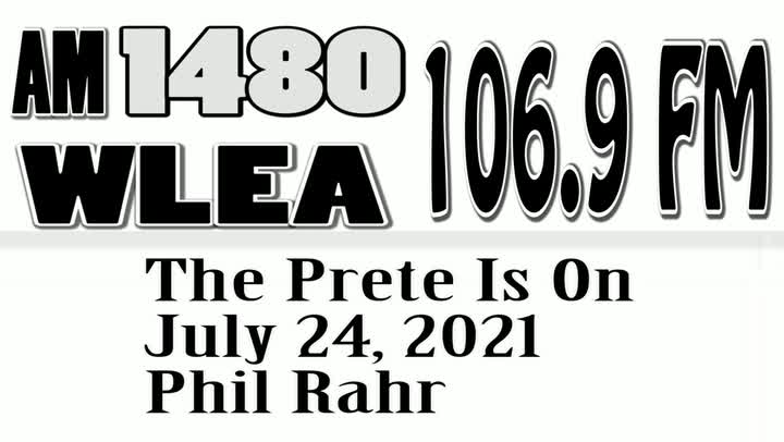 The Prete Is On, July 24, 2021, Phil Rahr