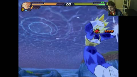 Super Vegeta VS Perfect Cell In A Dragon Ball Z Budokai Tenkaichi 3 Battle
