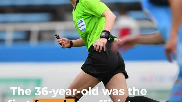 Three referees will make history as the first women to officiate at the men’s World Cup ⚽️