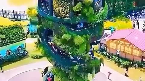 The Romantic plant tower is so beautiful
