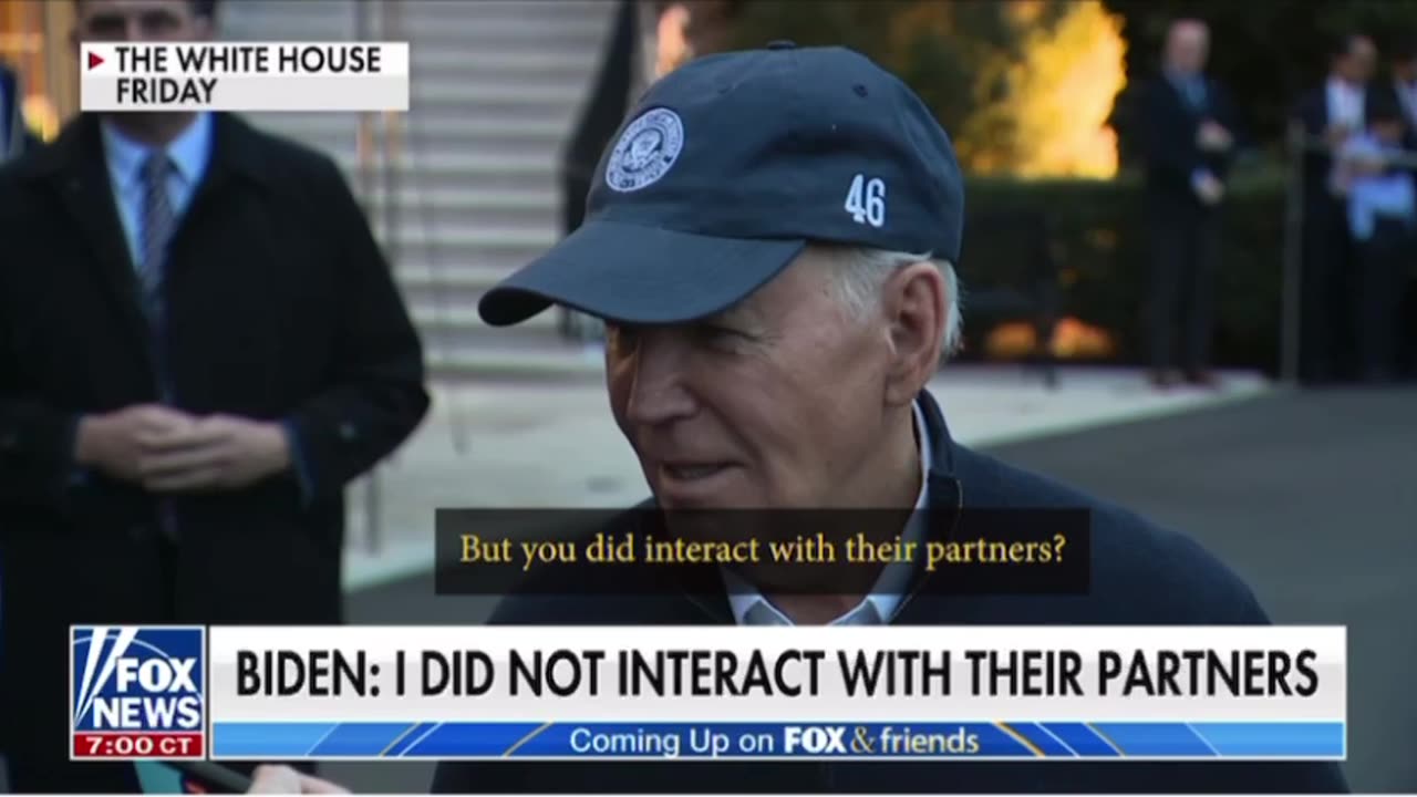 I didn't interact with their partners - Biden