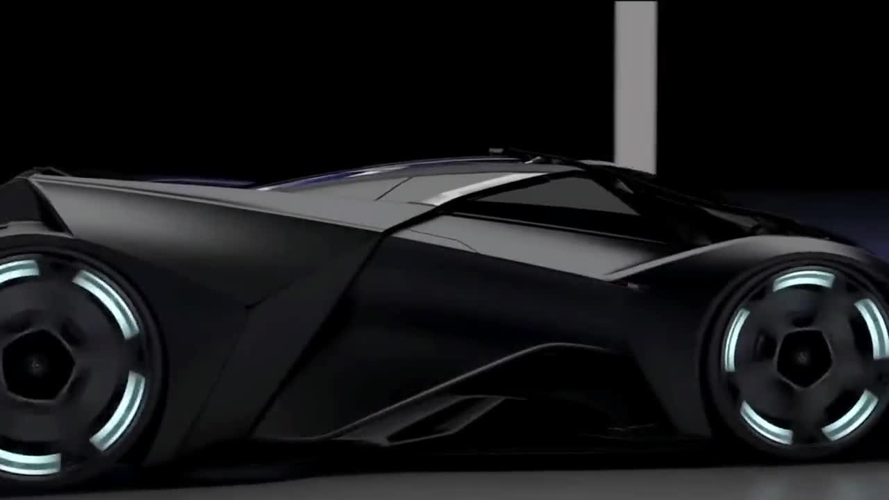 Lamborghini new concept car, is it an evolved electric cow# SUPERRUN # Lamborghini