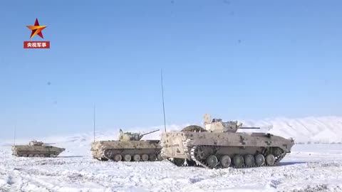 Chinese Military Propaganda of Winter Combat Drills