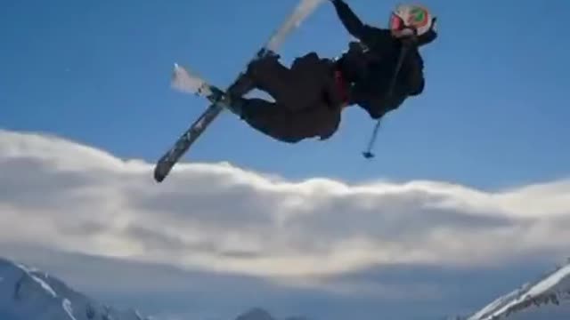 Skiing in heaven