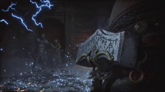 Kratos Meets Thor GOD OF WAR RAGNAROK Thor Entry Scene 4K HDRPS5 GOD of War Ragnarok Thor Cutscene