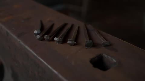 Forging nails