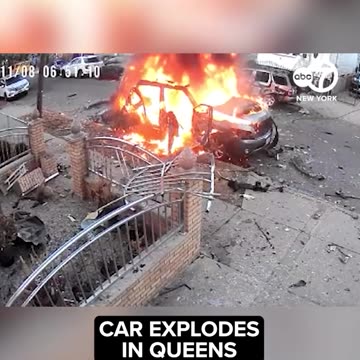 Car explosion