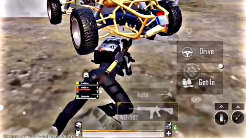1V4👀 squad vipe 🔥pubg mobile