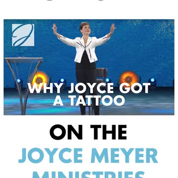 Joyce Meyer brag about getting a tattoo..