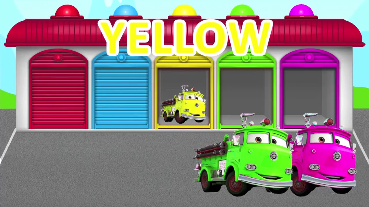 Learn colors with Disney Cars McQueen - Educational Video | Learning Videos for kids