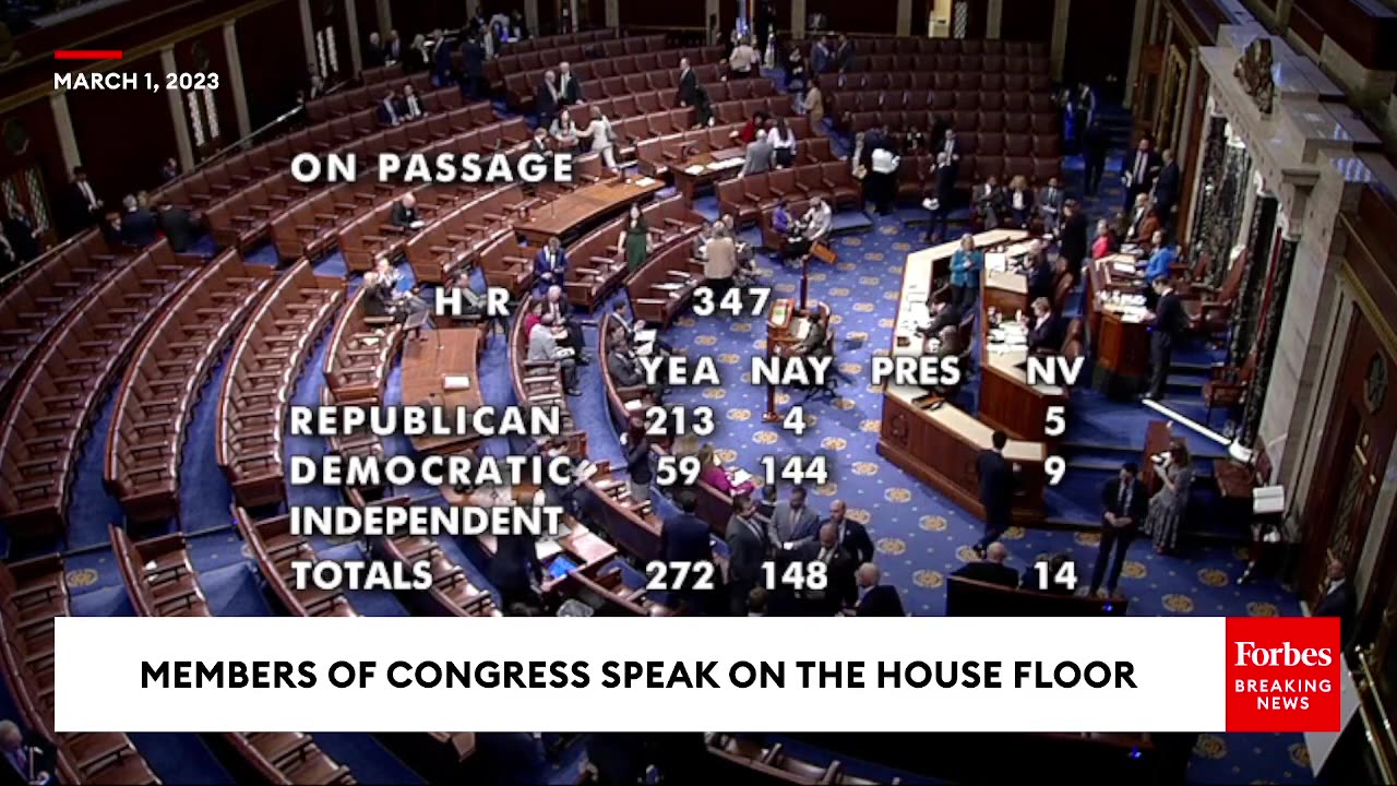 JUST IN- Republicans Defeat Democratic Opposition To Pass Bill Increasing Govt Spending Transparency