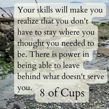 Magician to 8 of Cups 2022-11-19