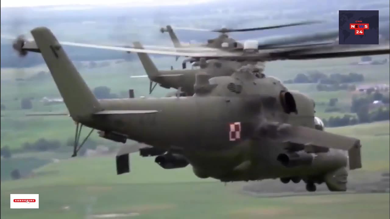 Poland Delivered 10 Mi-24 Attack Helicopters to Ukraine under a Secret Deal