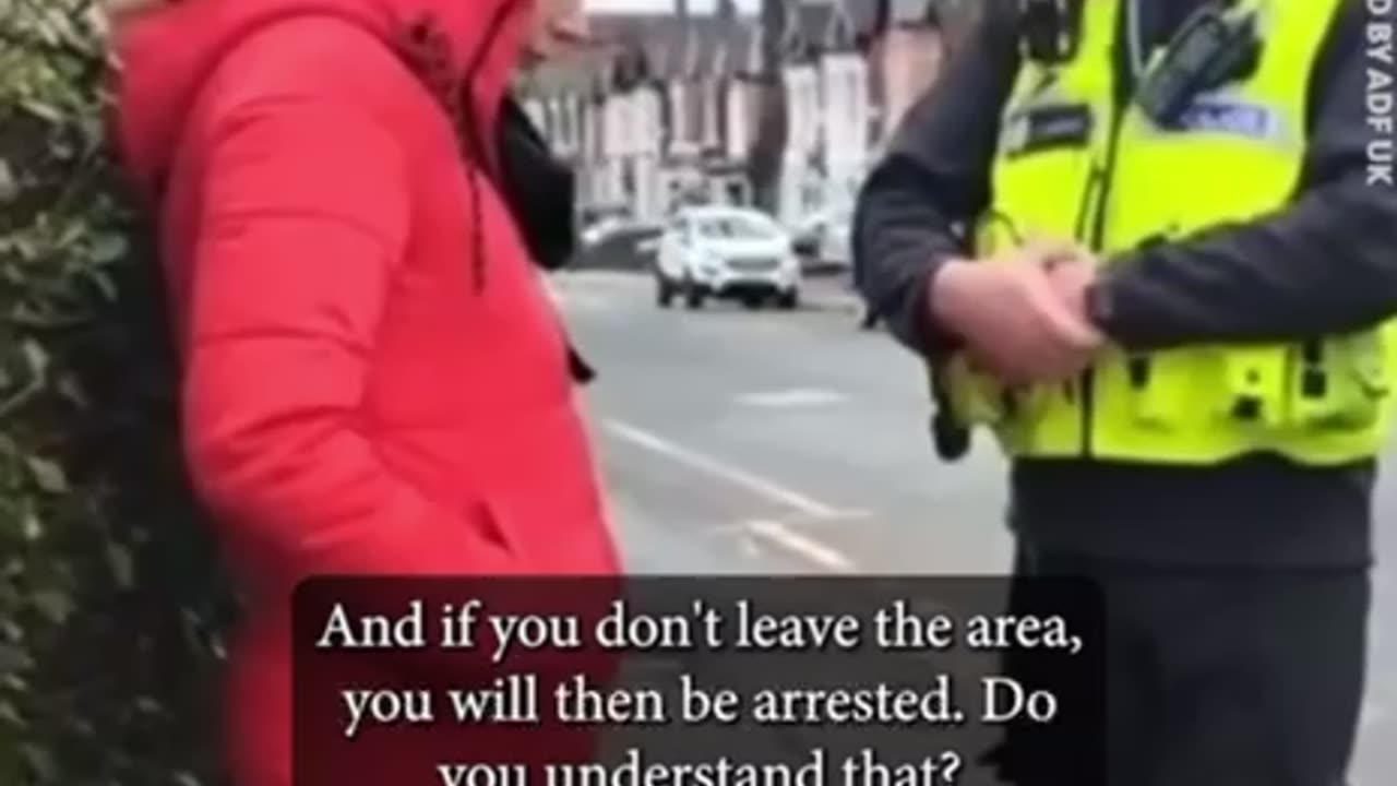 Arrested twice for praying in her head