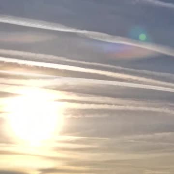 just ice crystals they say & you must live under a flight path they say , i say poison